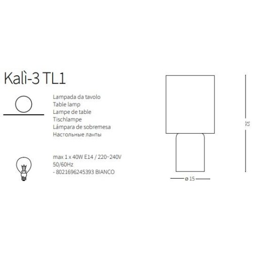 Ideal Lux Kalì 3